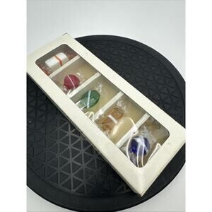 Vintage “Empire Collection” Set Of 5 Glass Decorative Candies NEW